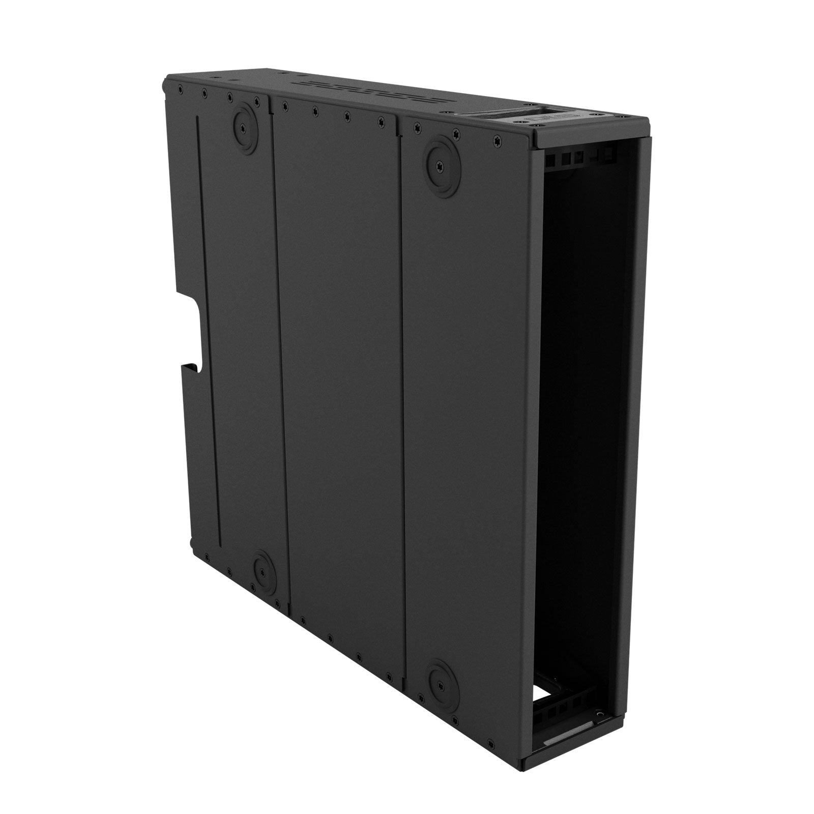 AluPro 2U - Full size with cable cutout (Max depth, ventilated)