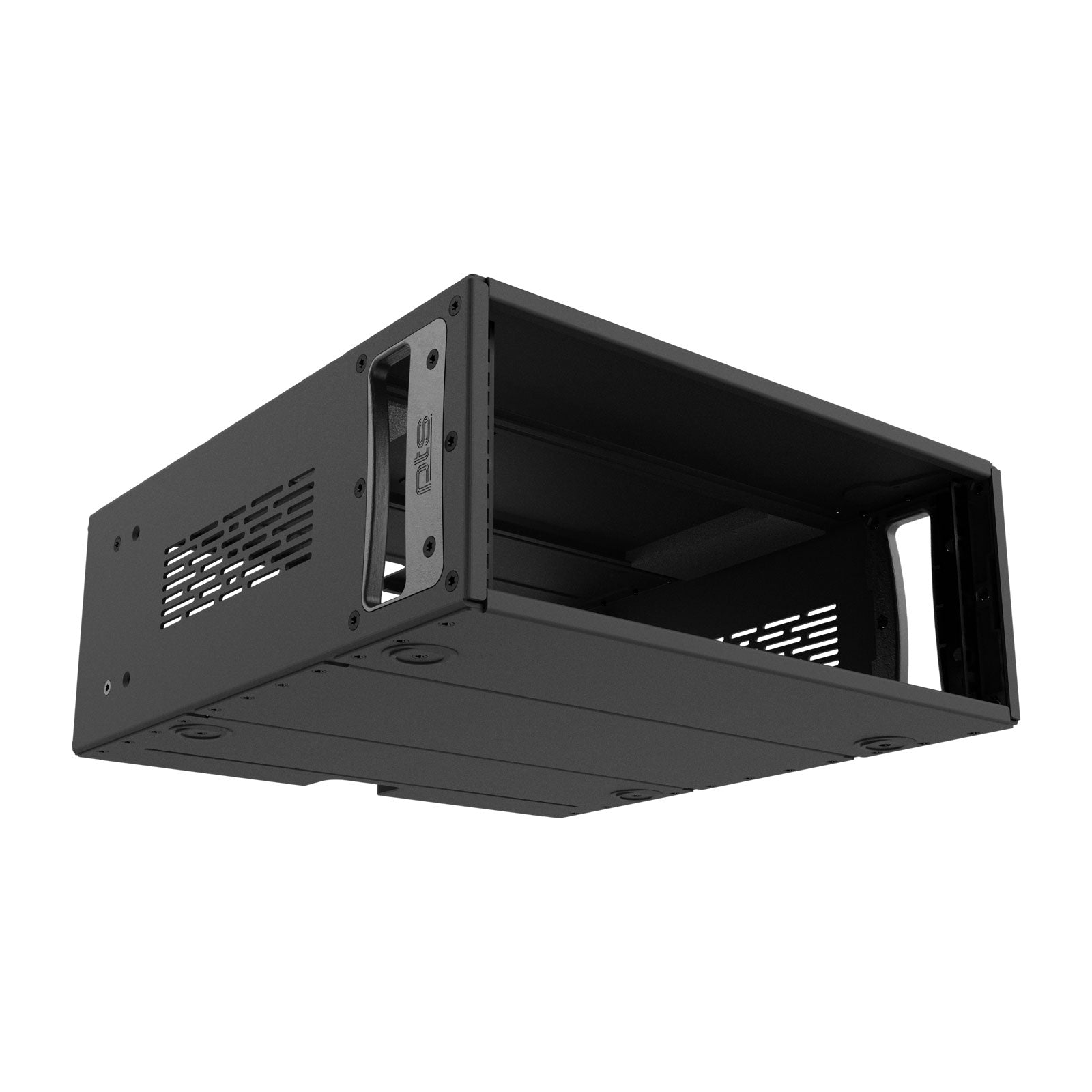 AluPro 4U - Full size with cable cutout (Max depth, ventilated)