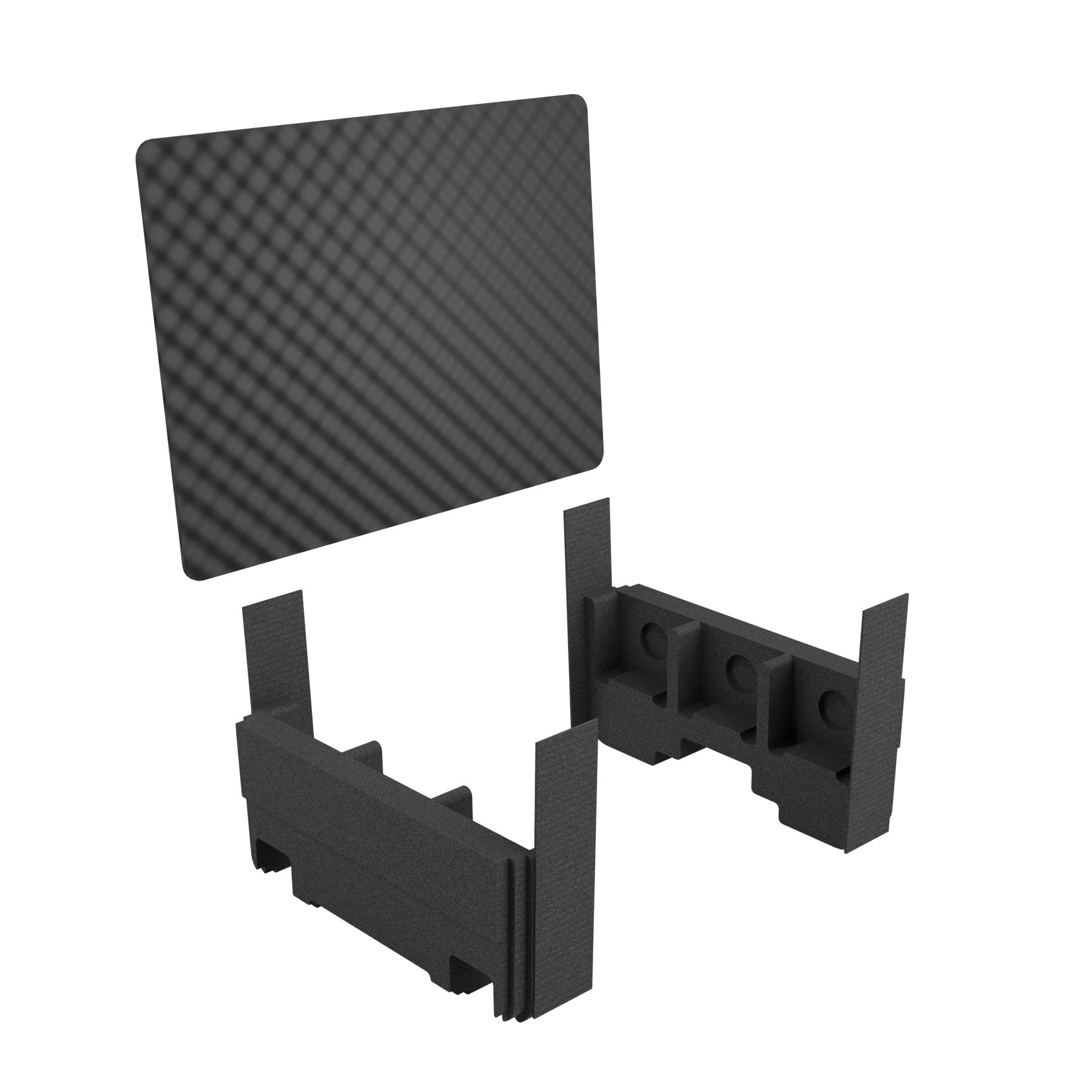 Foam insert 3 pc 2U Tiny in Peli™ Air 1637