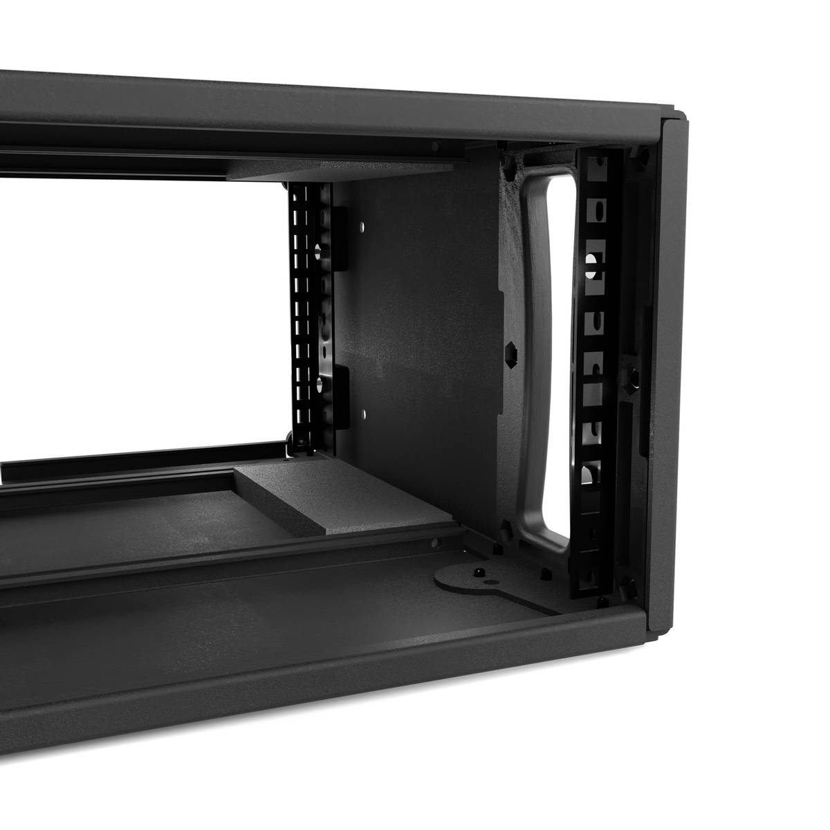 AluPro 4U - Shallow with cable cutout (Max depth)