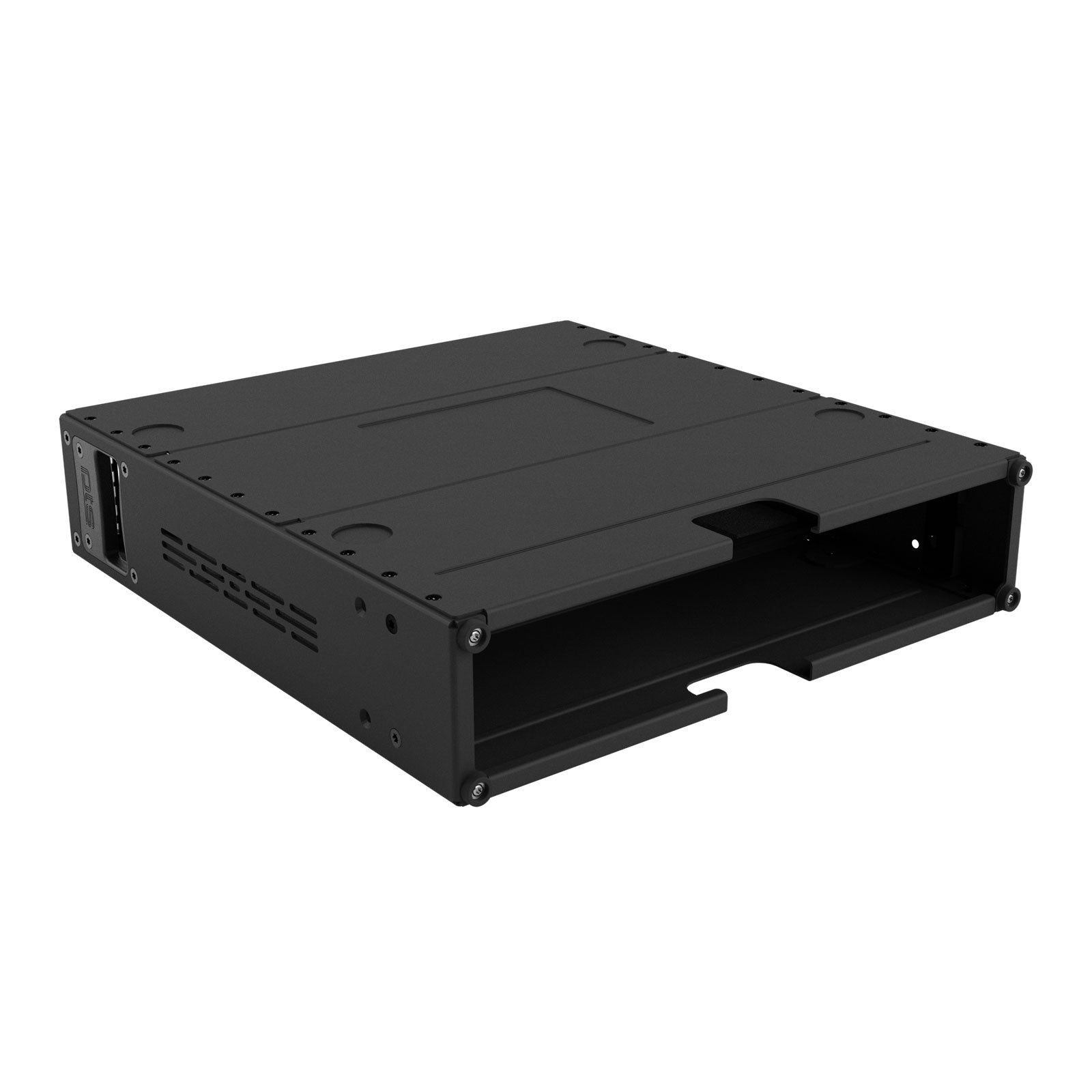 AluPro 2U - Full size with cable cutout (Max depth, ventilated)