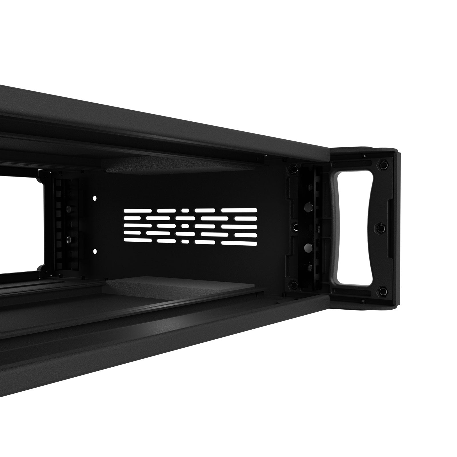 AluPro 3U - Full size with cable cutout (ventilated)