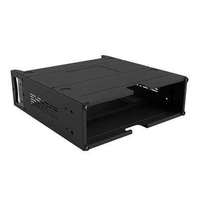 AluPro 3U - Full size with cable cutout (ventilated)
