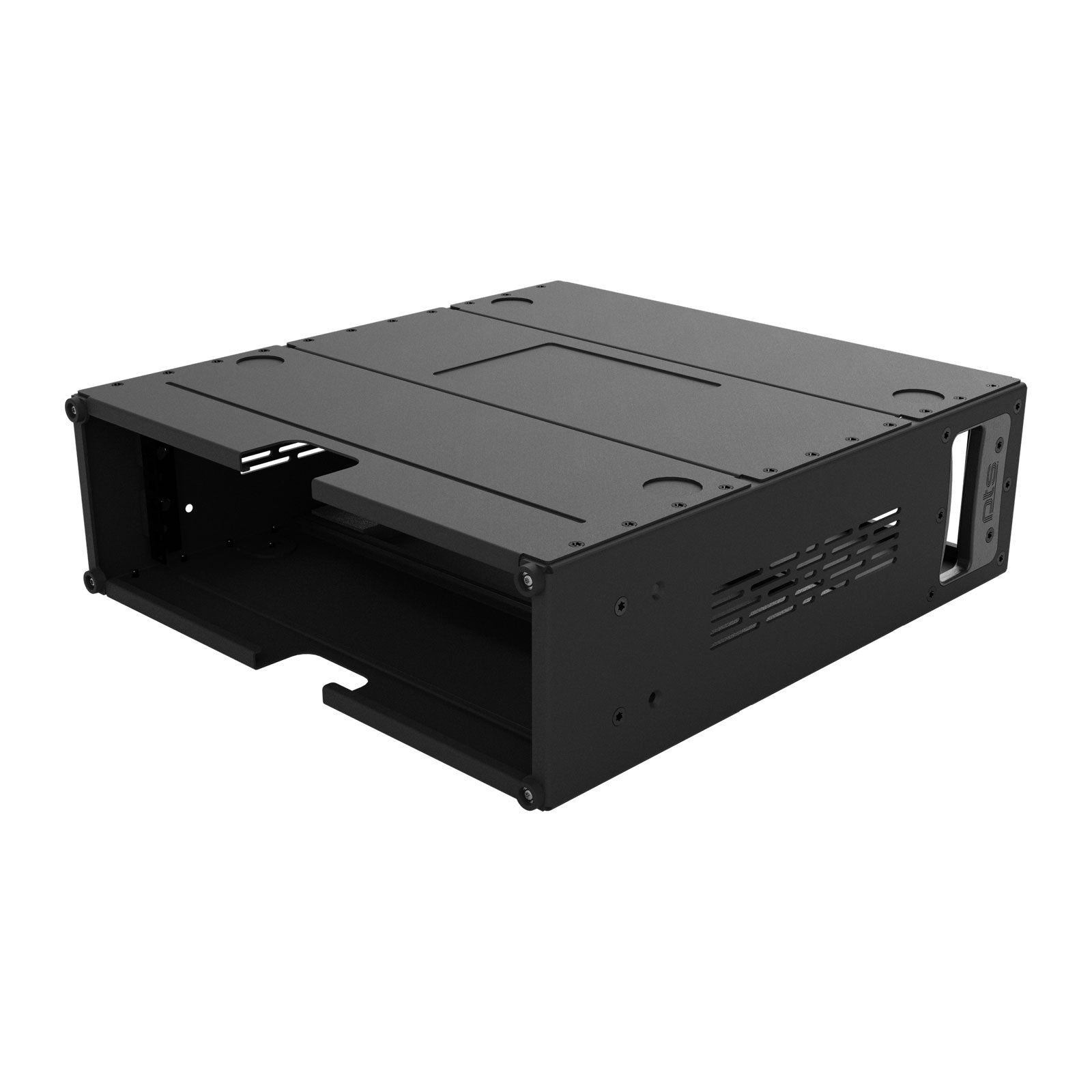 AluPro 3U - Full size with cable cutout (Max depth, ventilated)