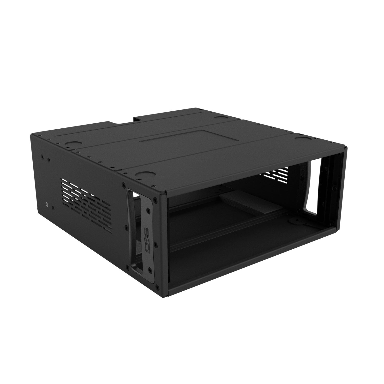 AluPro 4U - Full size with cable cutout (Max depth, ventilated)