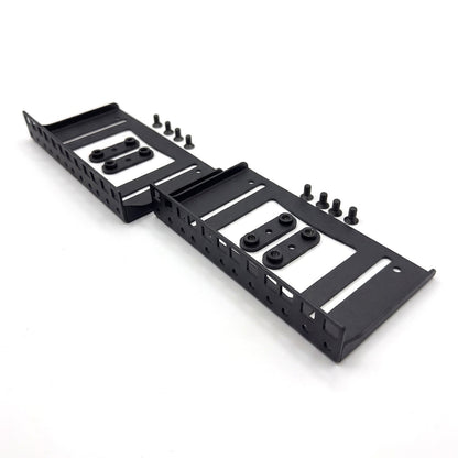 AluPro Sliding Rack Strip 4U Kit (rear)