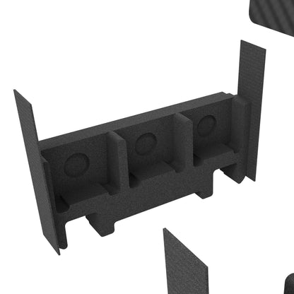 Foam insert 3 pc 2U Tiny in Peli™ Air 1637