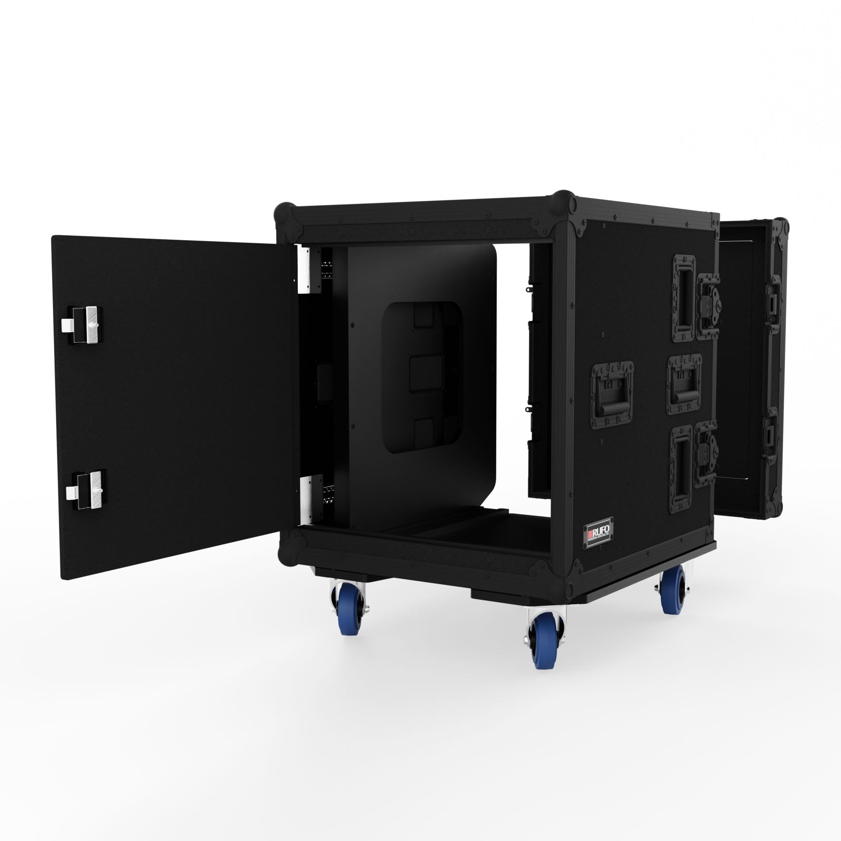 PTS 80 Cabinet Black w/sliding door