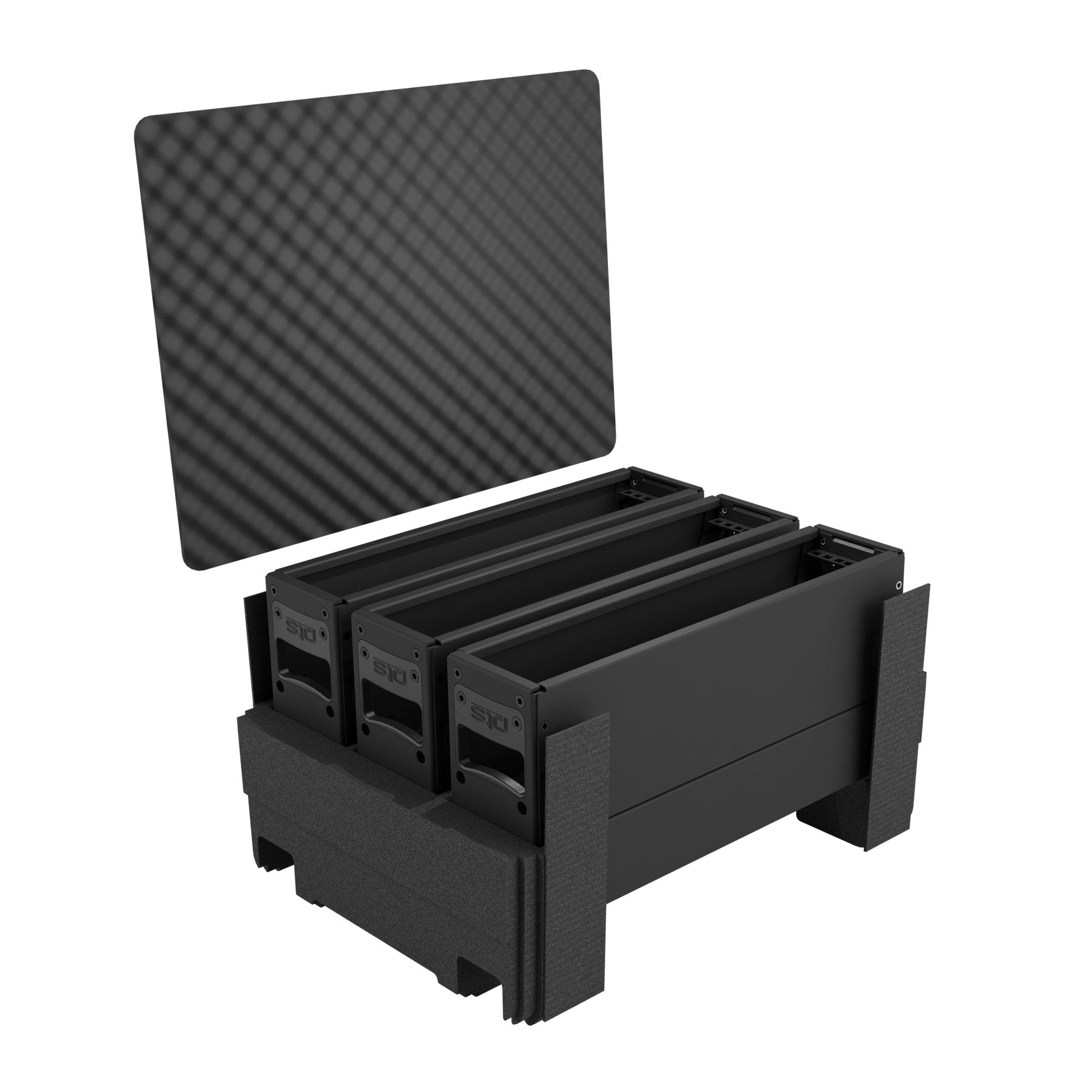 Foam insert 3 pc 2U Tiny in Peli™ Air 1637