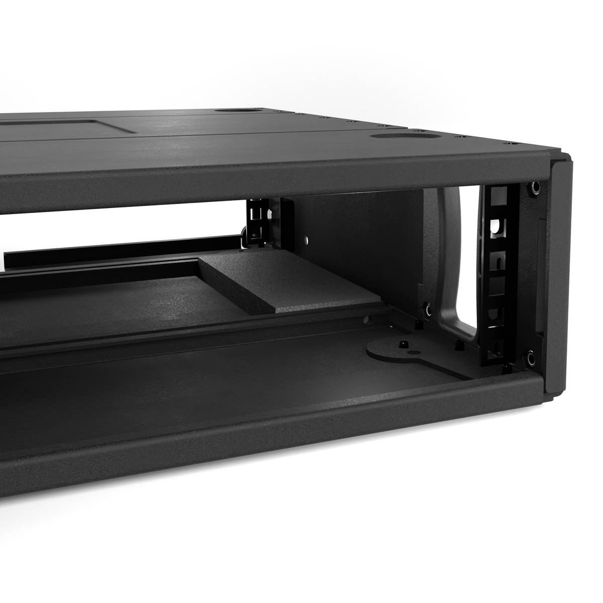 AluPro 2U - Shallow with cable cutout (Max depth)