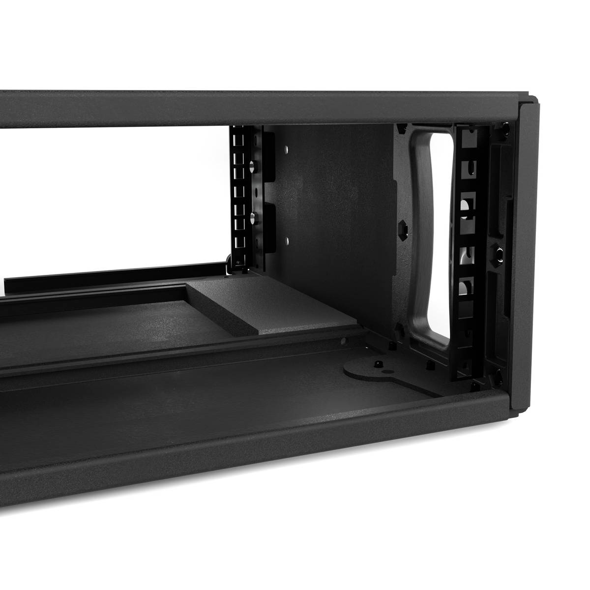 AluPro 3U - Shallow with cable cutout (Max depth)