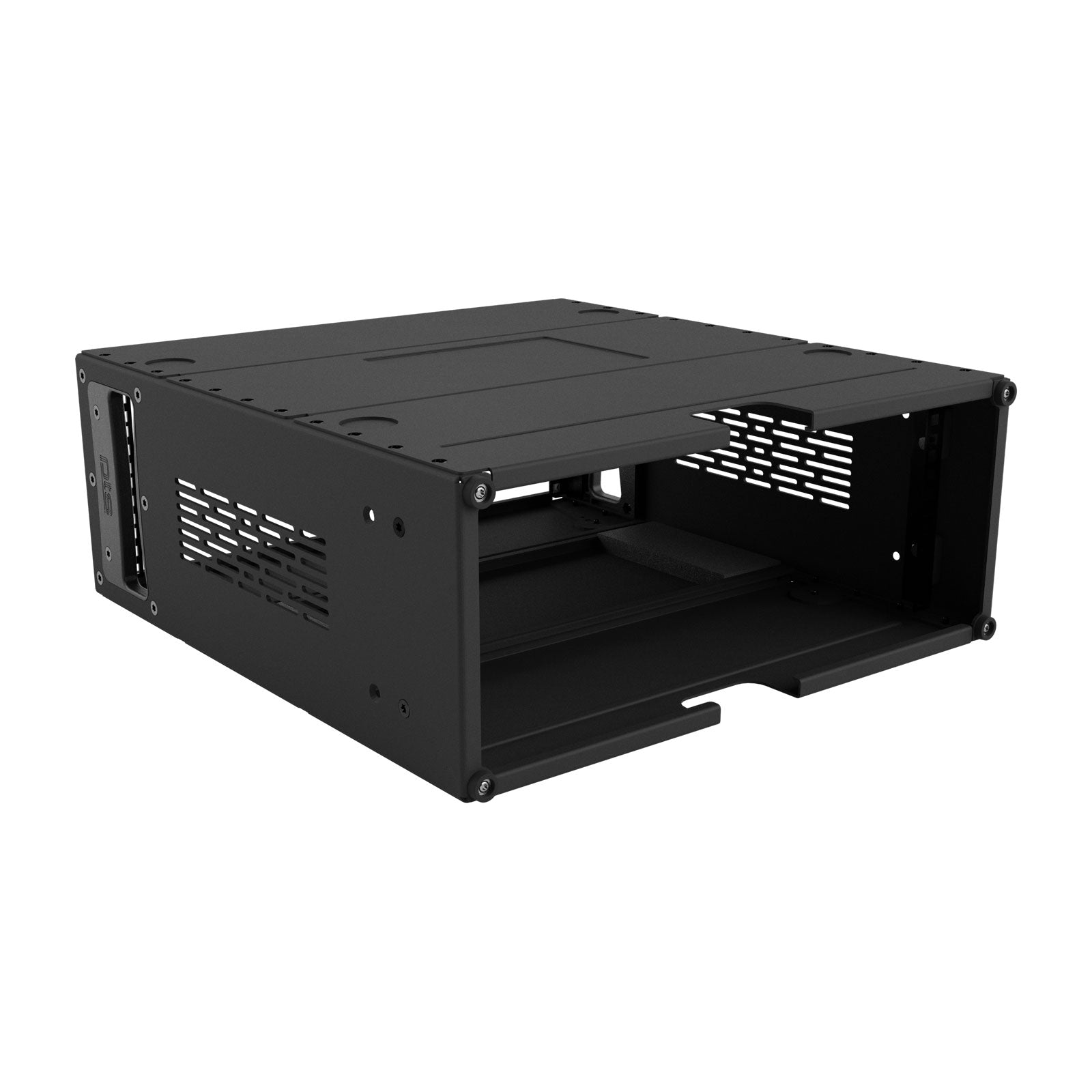 AluPro 4U - Full size with cable cutout (Max depth, ventilated)