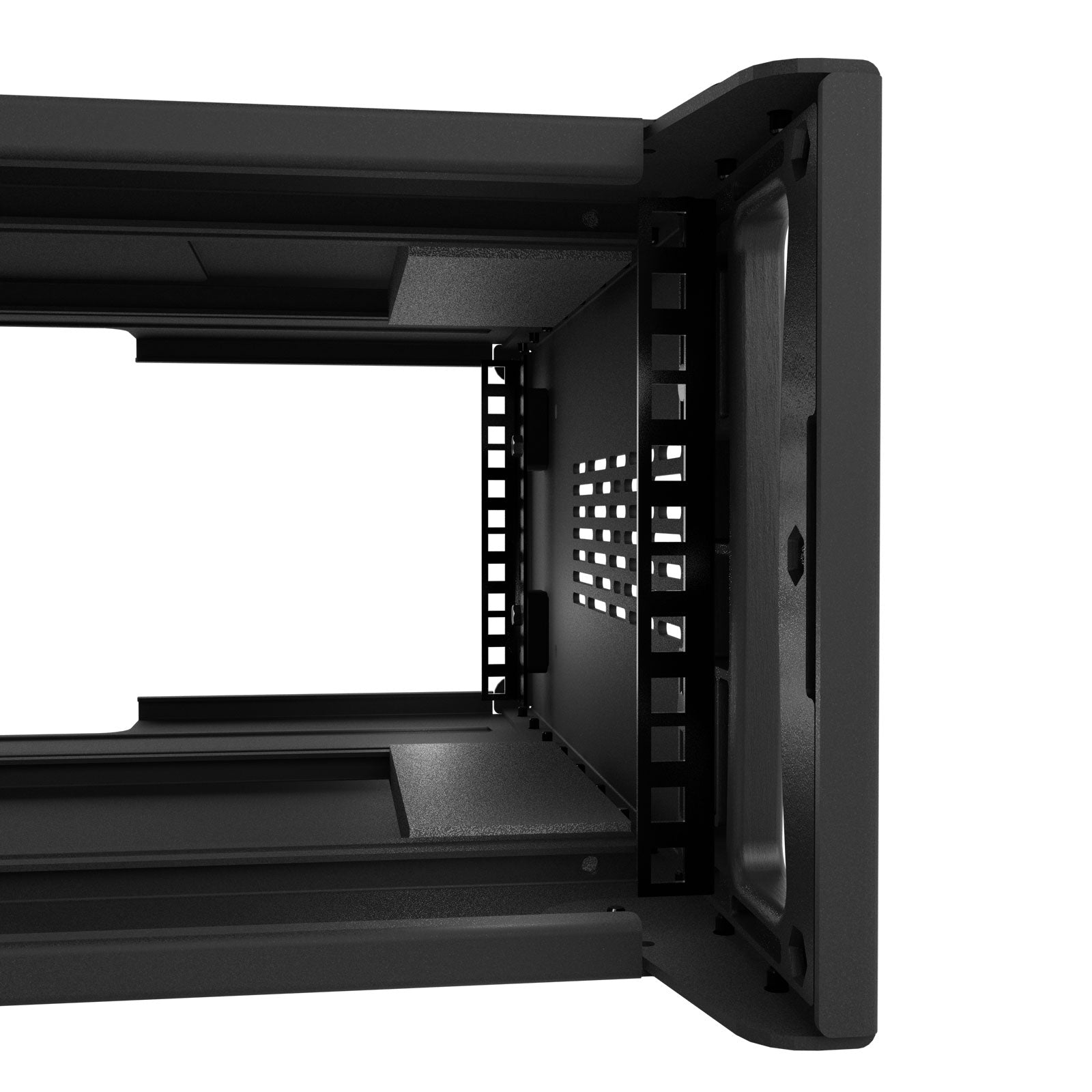 AluPro 4U - Full size with cable cutout (ventilated)