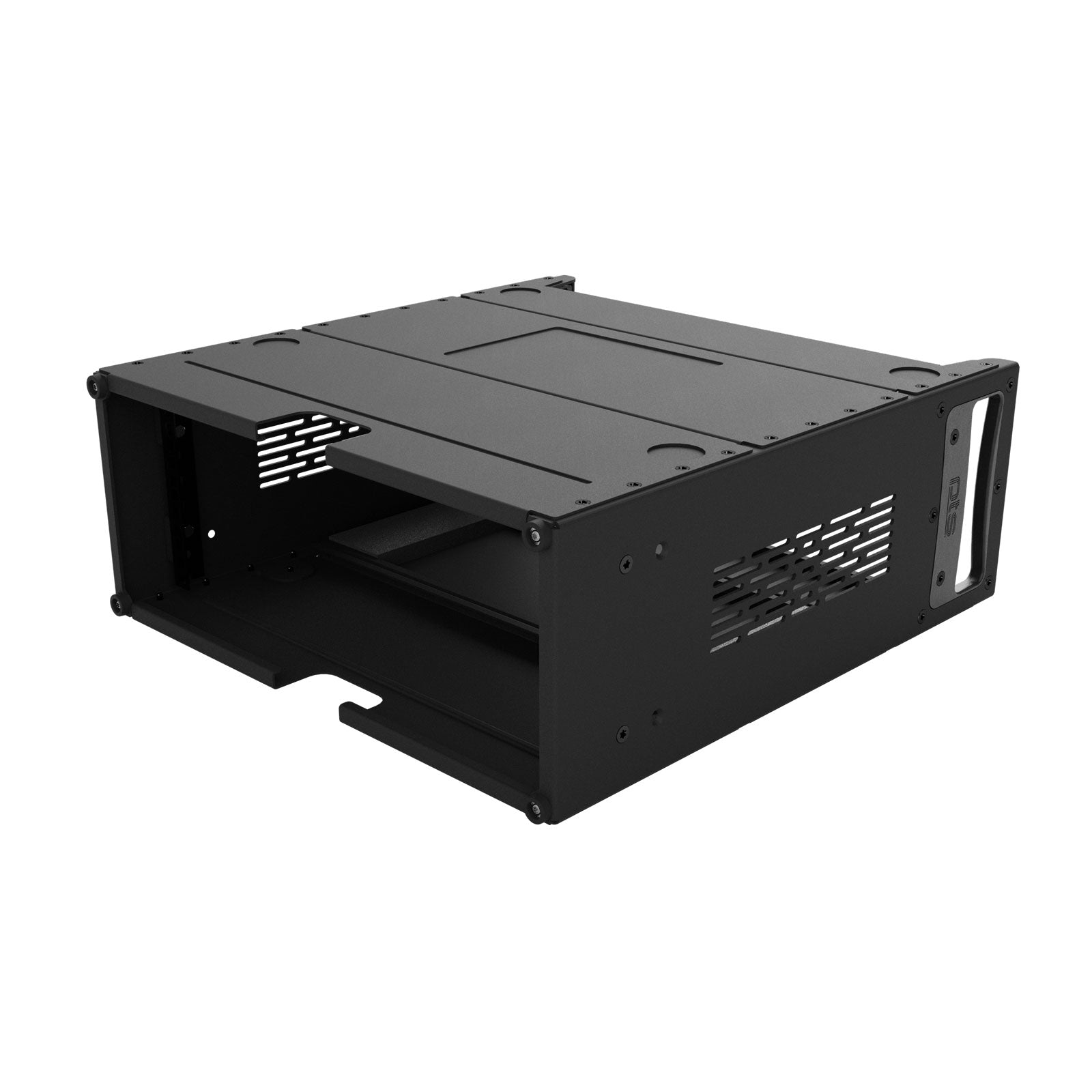 AluPro 4U - Full size with cable cutout (ventilated)