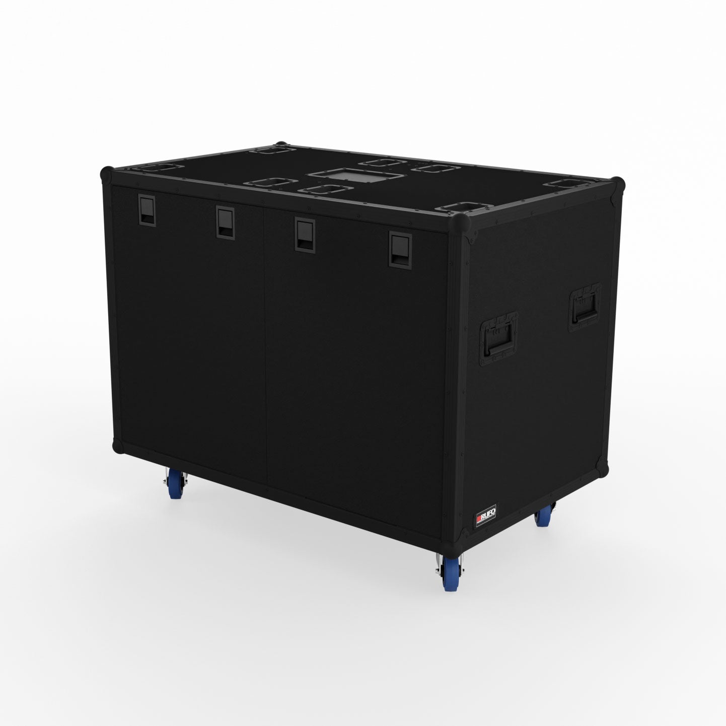 PTS Double Cabinet Black w/sliding doors