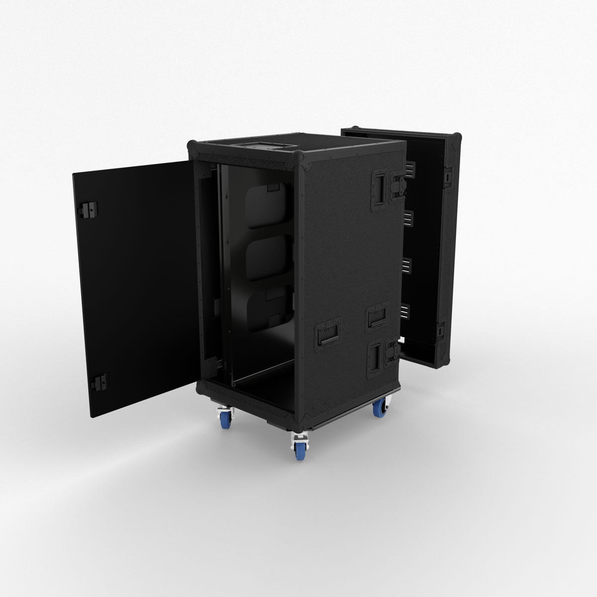 PTS 120 Cabinet Black w/sliding door
