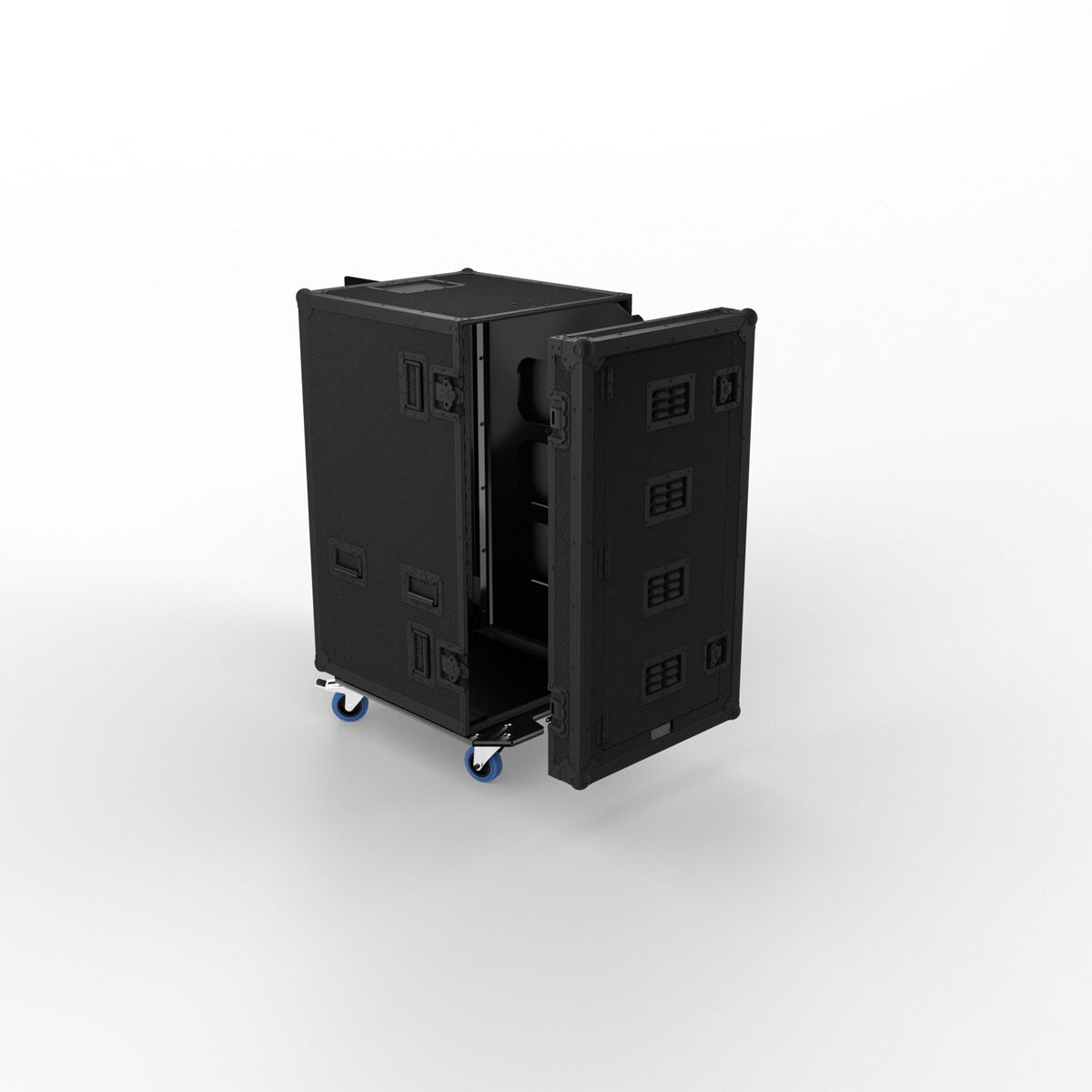 PTS 120 Cabinet Black w/sliding door